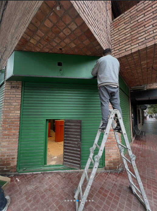 Local antes de instalar la cartelería